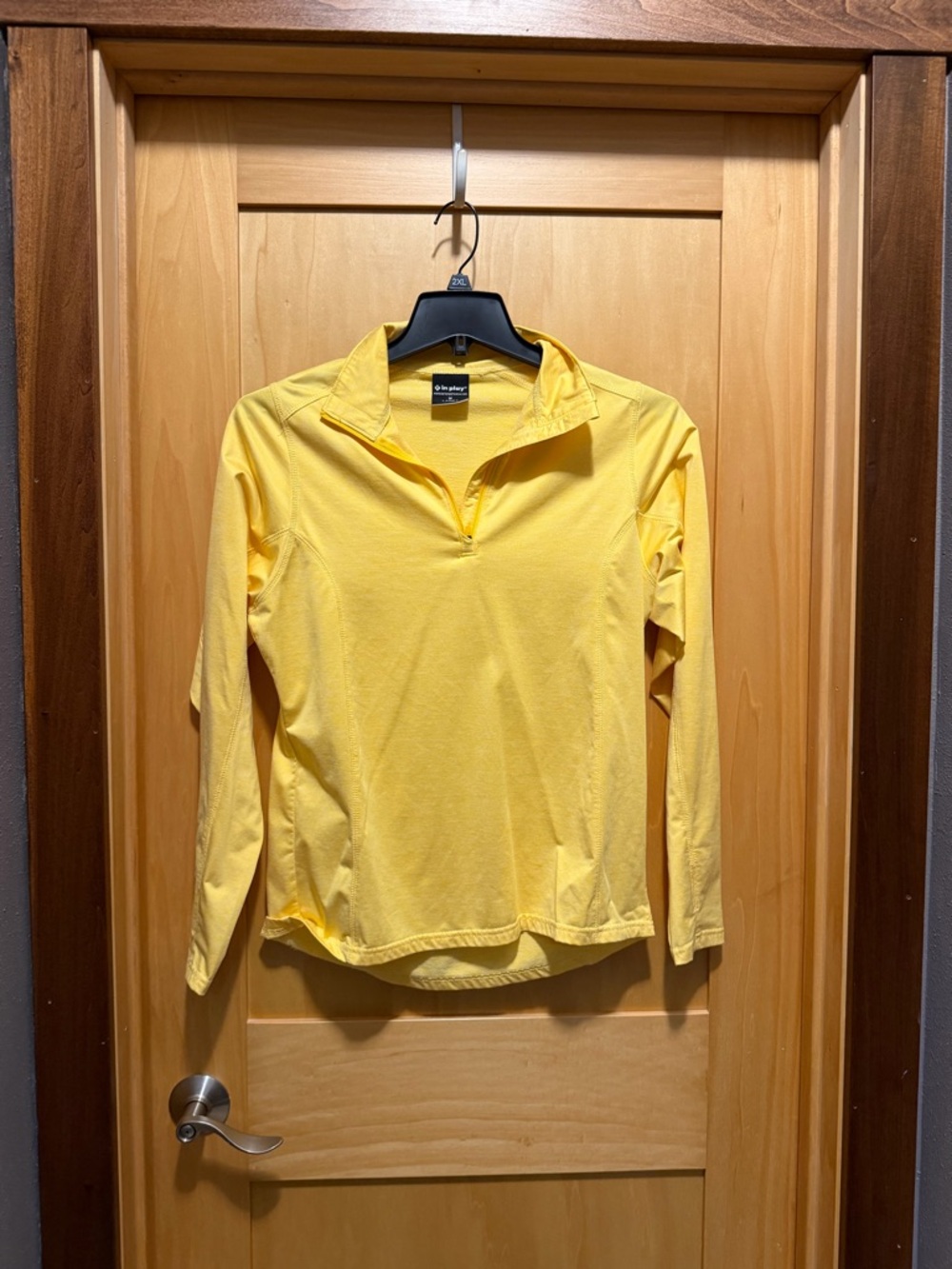Yellow Lightweight 1/4 Zip Pullover